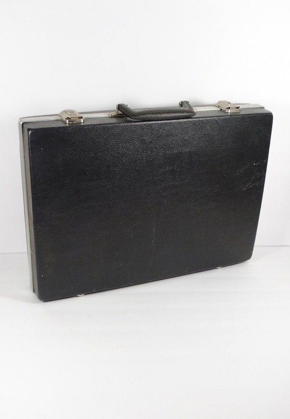 Vintage 60s 70s Briefcase - Secret Agent Spy Attac