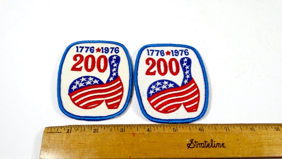 1976 Bowling Patch - Vintage Bowling Patch Bicent… - image 2