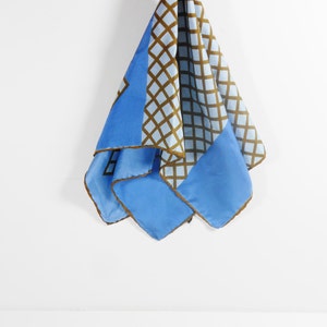 Vintage Silk Ashear Italian Scarf, Men&#39;s Handkerchief, Women&#39;s scarf