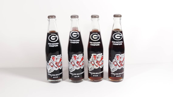 1980s UGA National Champions Coca Cola Bottle - Unopened! - Sold