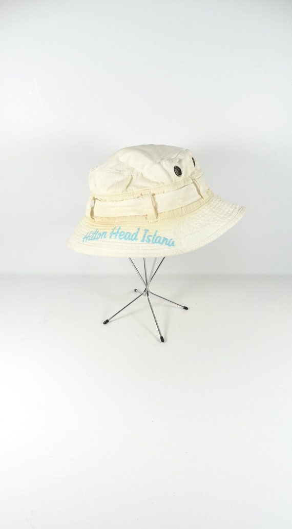 70s Hilton Head Island Bucket Hat - 1970s Bucket H