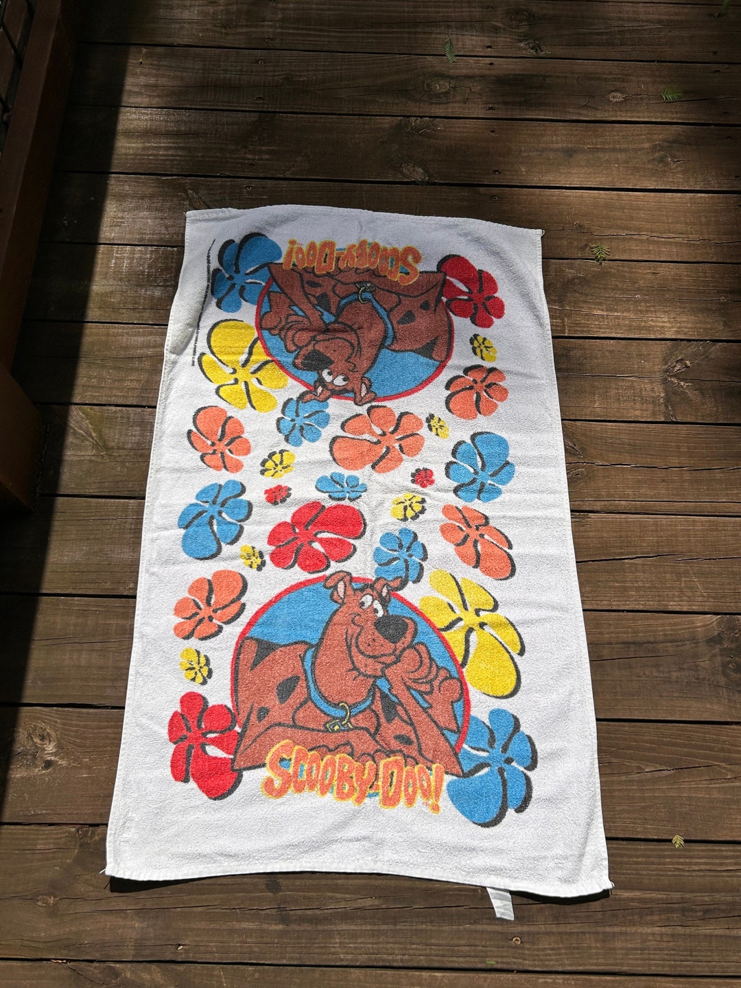 Vintage Scooby Doo Bath Towel Vintage Towel Scooby Doo Towel Etsy