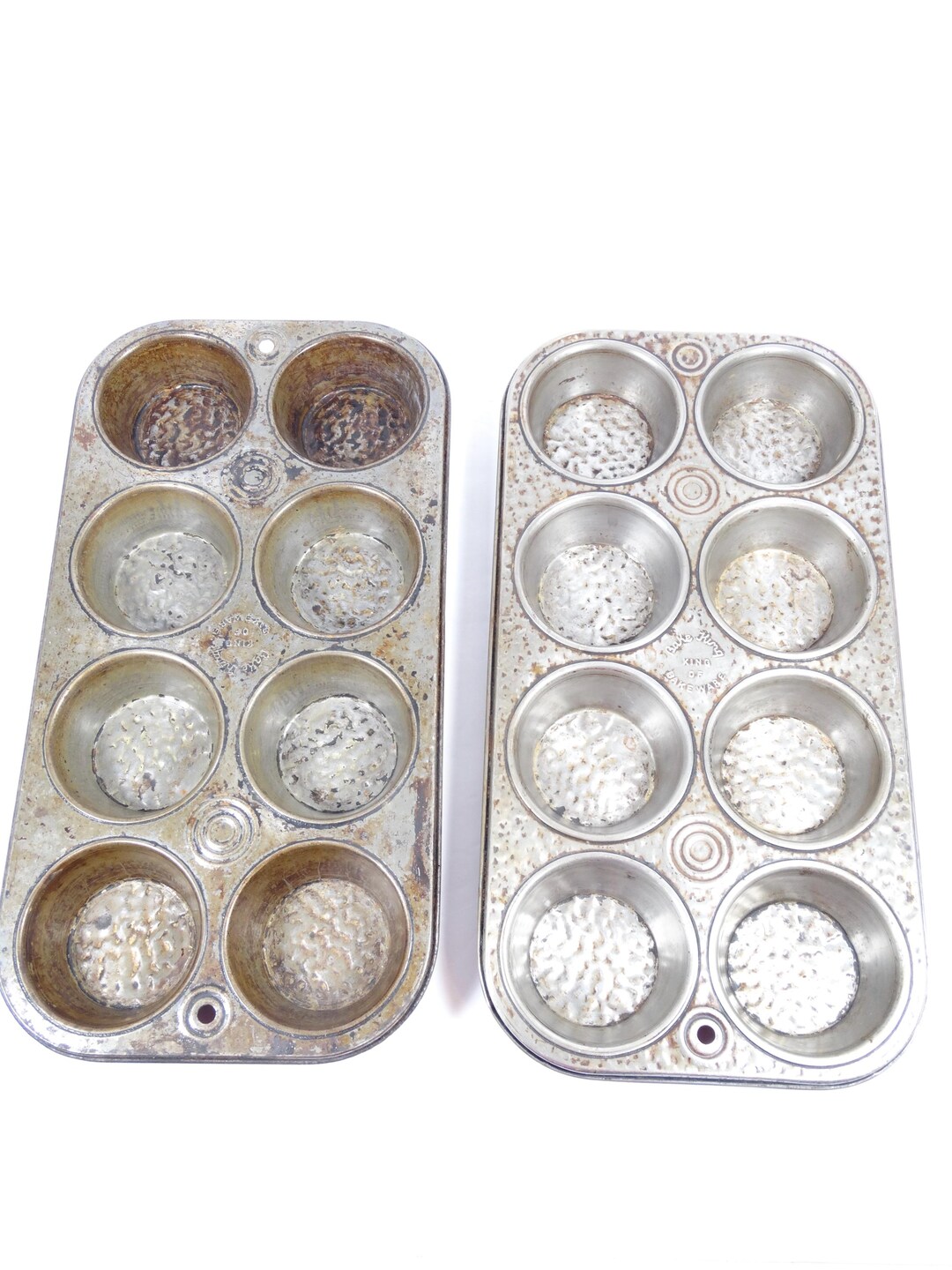 Vintage Bake King King of Bakeware Muffin Tins Ovenx Vintage Muffin Tin ...