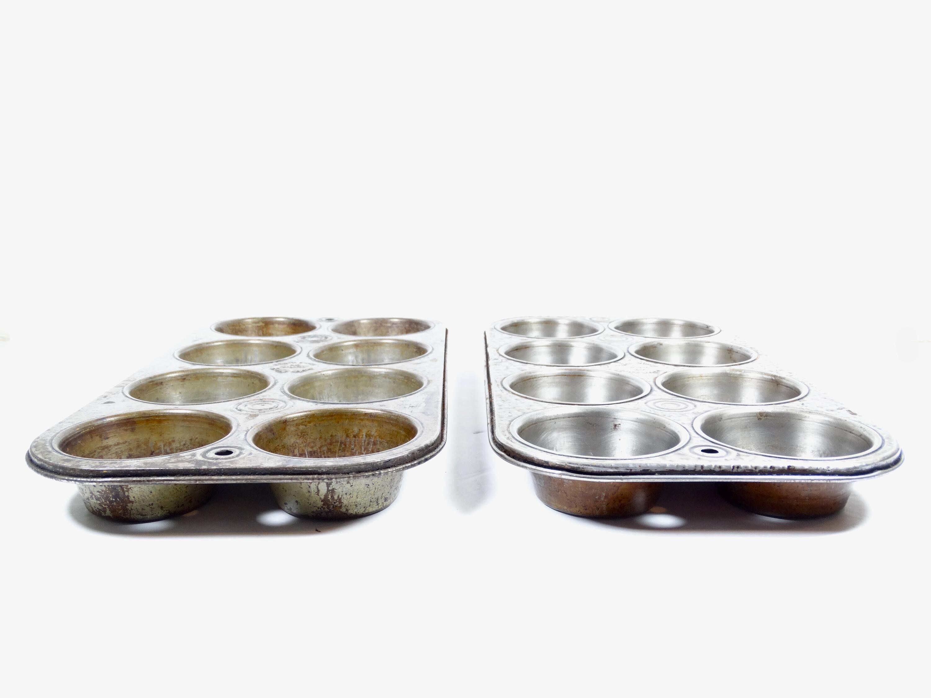 Vintage Bake King King of Bakeware Muffin Tins Ovenx Vintage Muffin Tin ...