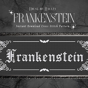 Instant Download Frankenstein Kreuzstichmuster
