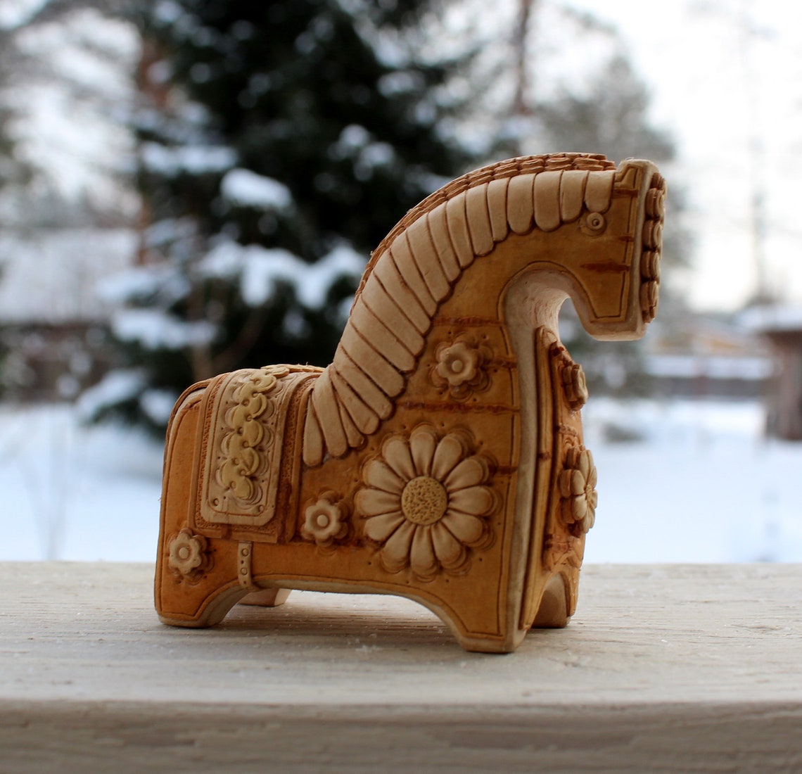 Wooden Small Horse Collection Carving Wooden Horse Hand Carved Etsy