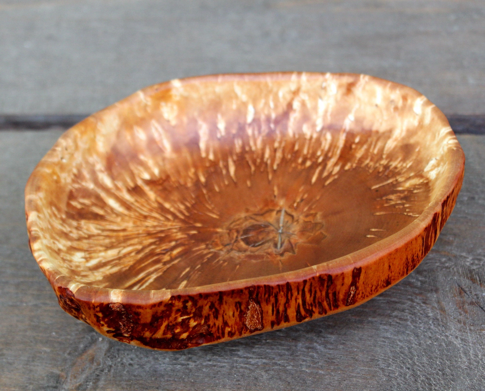 Unique Wood Karelian Birch Wooden Bowl Exotic wood Russia Etsy