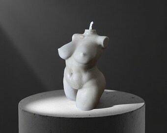 La Pulpeuse woman body candle, sensual candle, scented candle, naked woman candle, woman body candle, fat woman candle, soy wax