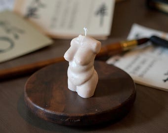 La Mini female body candle, sensual candle, scented candle, naked female candle, female body candle, fat woman candle, soy wax