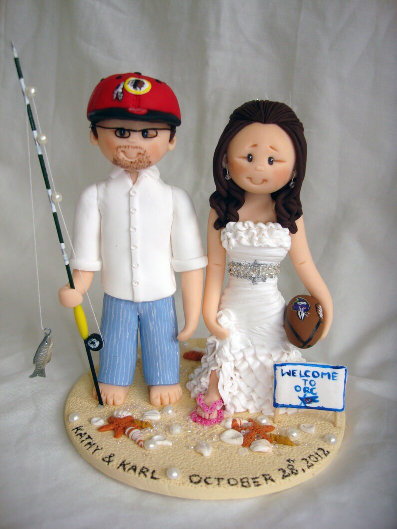 Personalised Bride and Groom Wedding Cake Topper Etsy