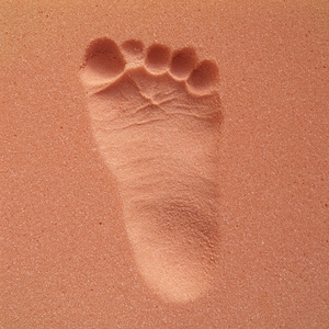 BABYFOOTPRINT Hand and footprint set, pink image 2