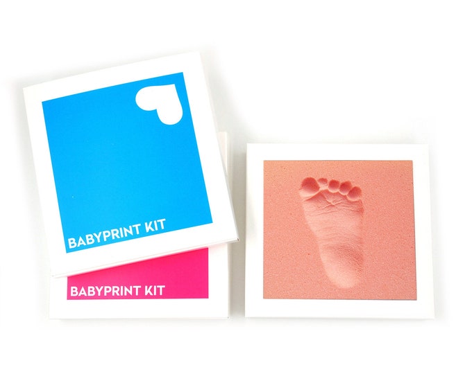 BABYPRINT KIT · in medical memory foam. quick & dafe