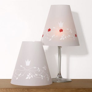 FAIRY TALE HELENE · 2 wine glass lampshades