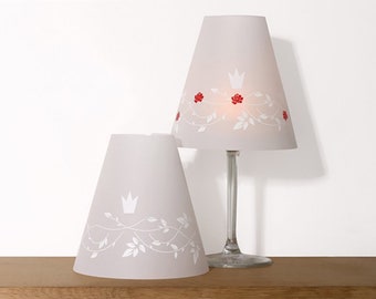 FAIRY TALE HELENE · 2 wine glass lampshades