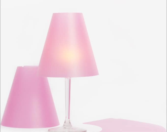 THE DELICATE HELENE - 3 wine glass lampshades