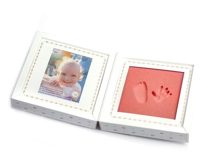 Pictureframe - Baby's 1st Step - babyfootprint kit