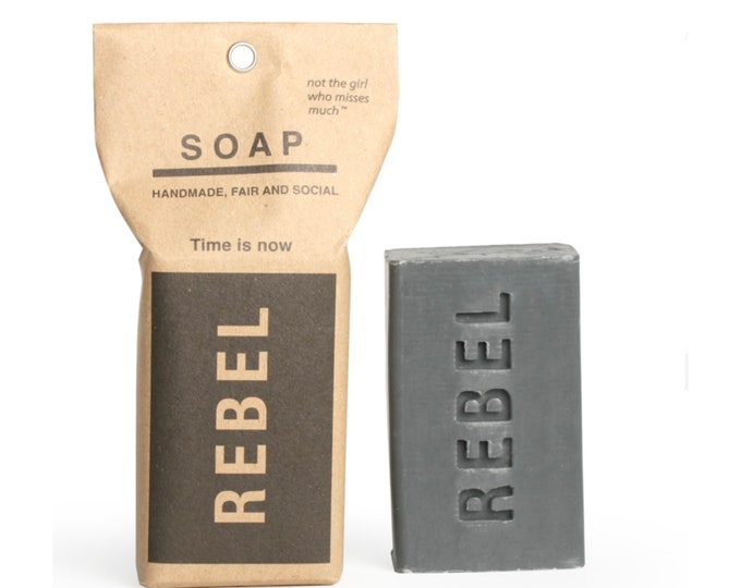 vegan palmoil free natural soap to wash away difficult times "F U C K". Against bad vibes