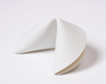 PORZELLAN-GLÜCKSKEKS · single cookie · Scherben bringen Glück! handgefaltet aus 100% Porzellan