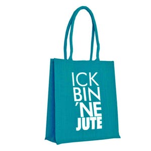 Jute bag "ick bin ne jute" various colors