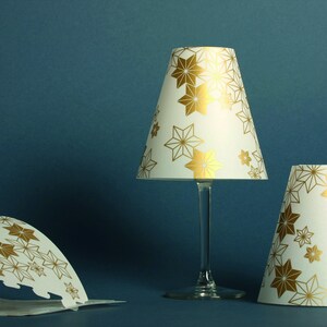 THE STAR HELENE 3 wine glass lampshades image 2