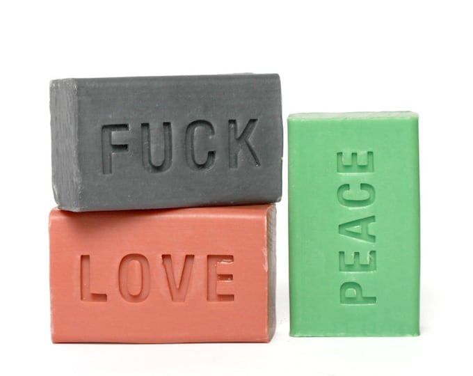 vegan palmoil free natural soap "LOVE". is all you need.