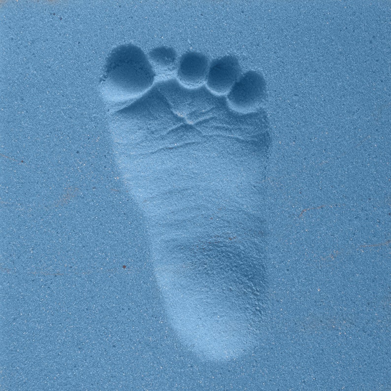 BABYFOOTPRINT Hand und Fußabdruckset, blau Bild 4