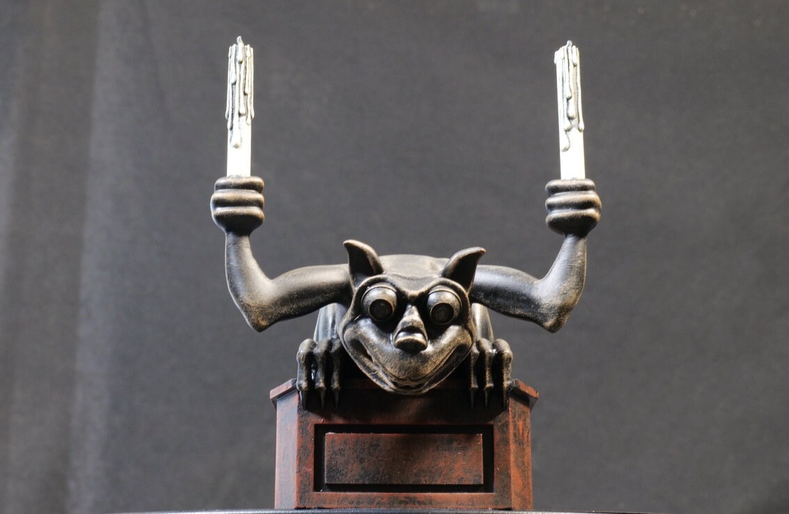 Haunted Mansion Gargoyle 4 Inches Tall, Base Version Black