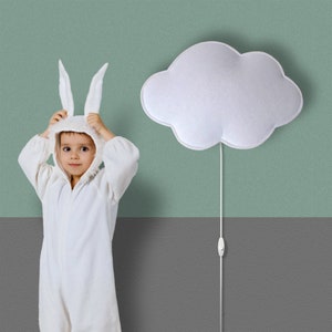 Children wall lamp. WHITE CLOUD