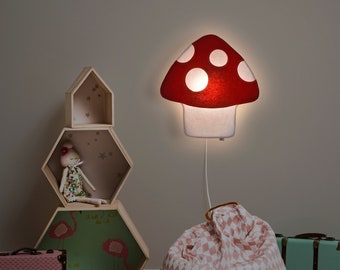 Children wall lamp. MUSHROOM