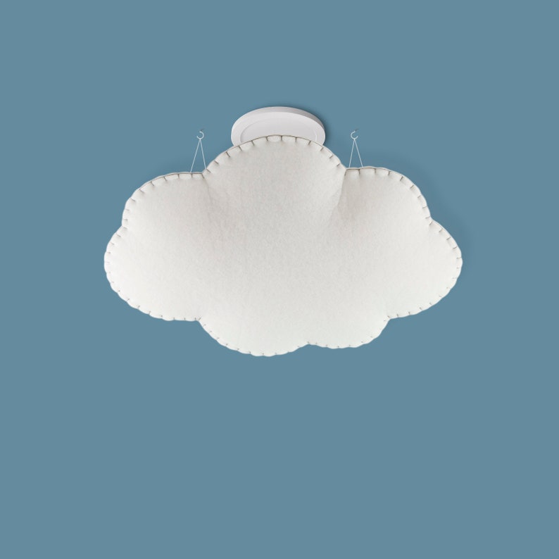 Hangende wolk. Plafond lampenkap afbeelding 5