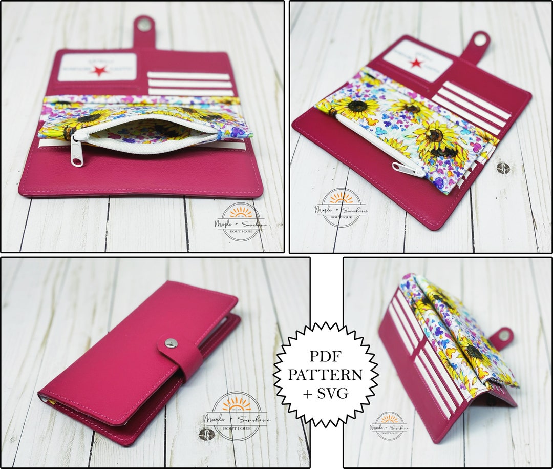 Serendipity Wallet PDF Pattern, PDF Sewing Pattern, Wallet Pattern