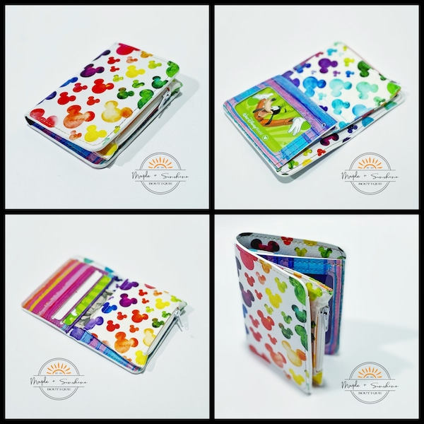 Pocket Full of Sunshine Wallet DIY Bi-Fold Wallet Pattern Sewing Pattern