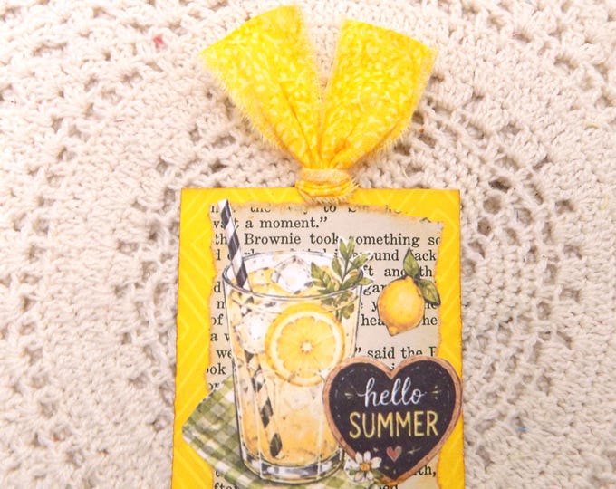 Handmade Altered Paperclip Bookmark for Junk or Art Journal Books #2155 ...