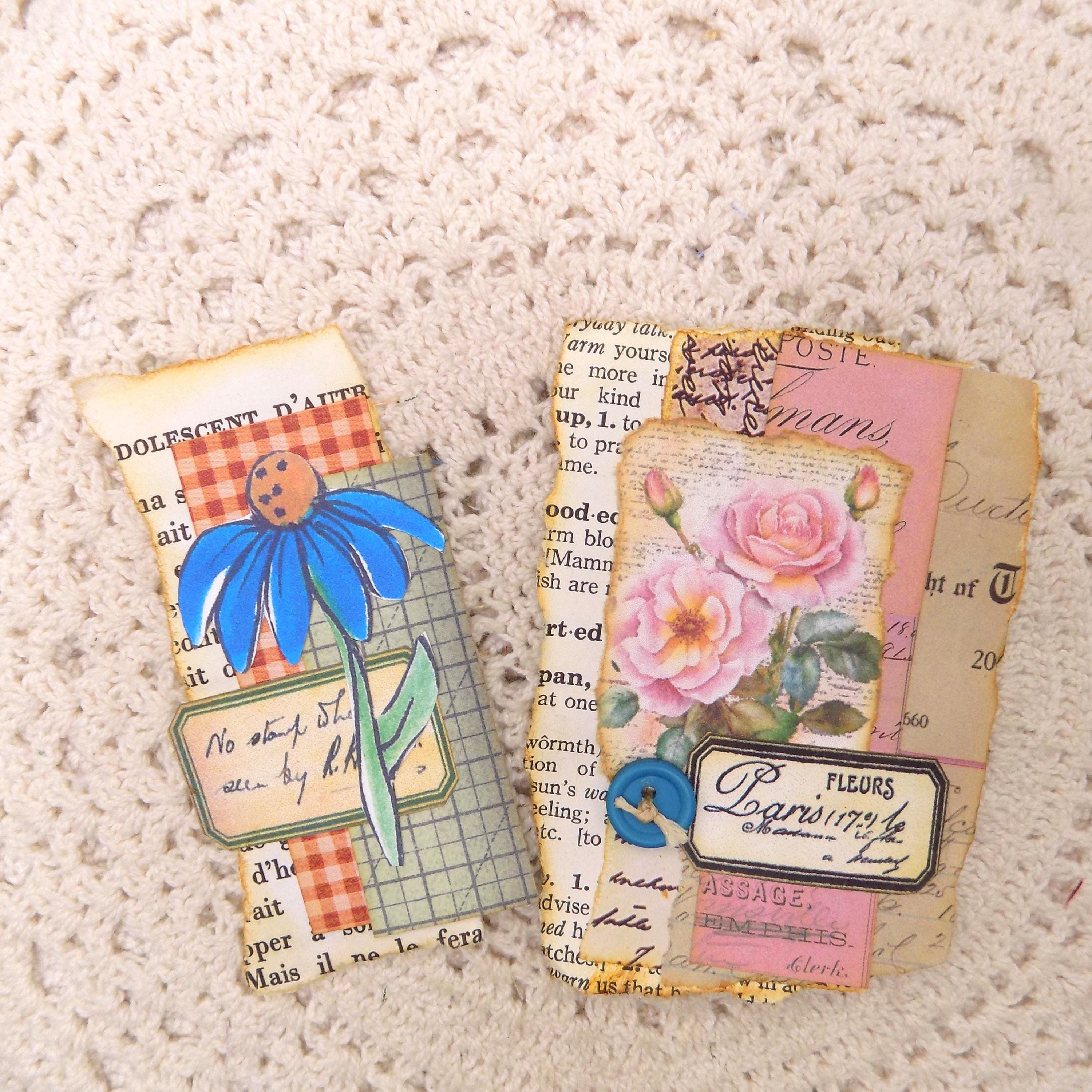 Junk Journal Embellishment Clusters for Junk or Art Journal Books #1303 ...