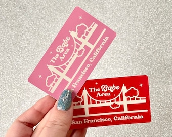 Golden Gate Bridge Sticker Pack: Waterproof Vinyl Decals (Set of 2), San Francisco Bay Area Sticker