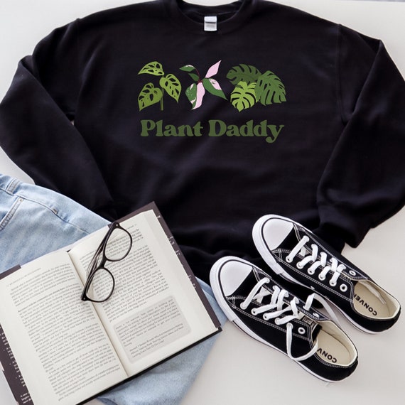 Plant Daddy Unisex Heavy Blend Crewneck Sweatshirt, dad gift, father sweater, indoor plant lover gift