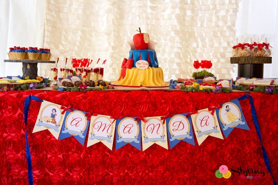 Snow White Inspired Banner Il_570xn