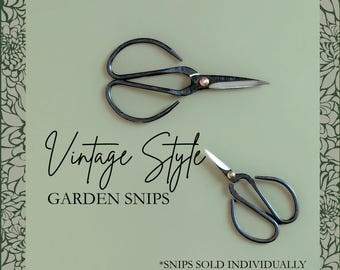 Sharp Garden or Bonsai Scissors Vintage Scissors for Gardeners Snips for Garden Lovers Gifts Herb Garden and Succulents