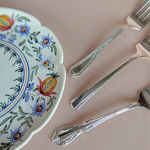 Tablespoons Vintage Silver Flatware Mis Matched Set Reusable Table Setting Brunch Silverware Antique Mix and Match Place Setting image 10