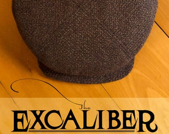 The EXCALIBER - 1920s-Pattern 6 Piece Crown Cap - Made to Order
