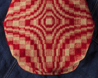 L&#39;ARONDE (The Dove) - 1920s-Pattern French Style Casquette Flat Cap in Mid-19th Century Homespun Wool/Linen Cloth - Made to Order