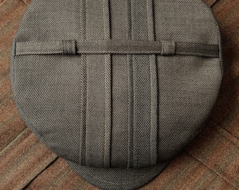 The BANTAM - Norfolk-Pleated Fancy 1910s-Pattern Flat Cap in Vintage Suiting Wool - Made to Order