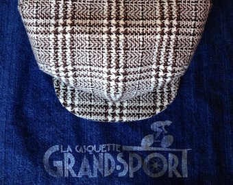 La Casquette GRAND-SPORT - Reproduction of the Classic 1920s 'Sools' Tour-de-France Flat Cap - Made to Order