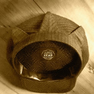 LA GAPETTE - 1913-Pattern 4/4 Panel Cap with Rear Pleats and Back Band - Made to Order