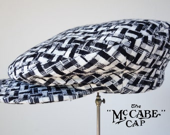 The McCABE Cap - 1910s/20s-Pattern Flat Cap in Perle Cotton/Silk - Made to Order