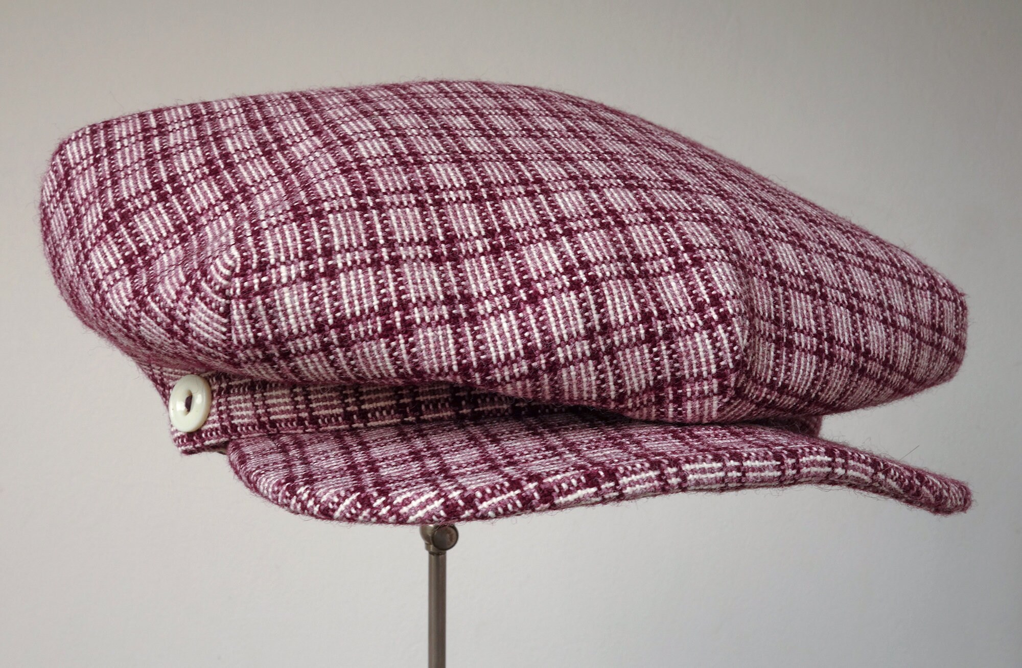 Inverted Cap Pattern THE TRIDENT - 1920's-pattern Flat Cap With Three Inverted Rear Darts in ...