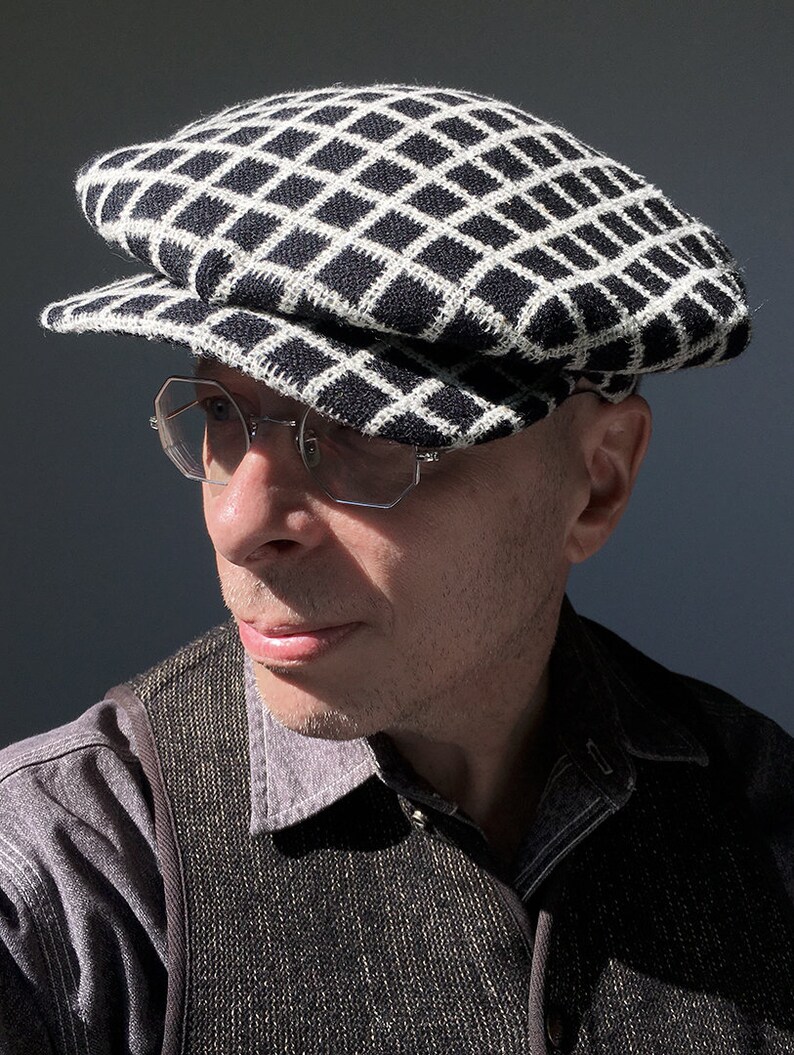 LE MARAIS 1920sPattern Casquette Flat Cap in Vintage Etsy