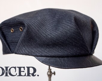 The DICER Pleated Worker's Cap in 1940s French Bedford Cord