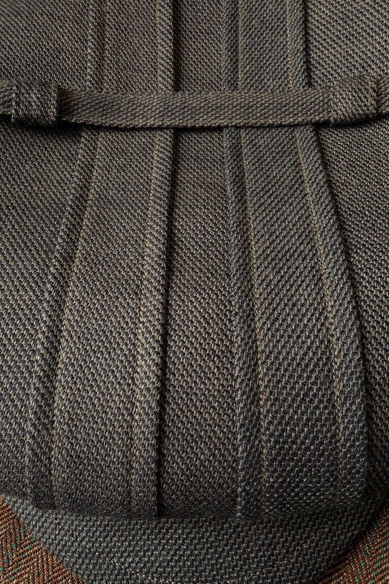 The BANTAM Norfolk-Pleated Fancy 1910s-Pattern Flat Cap in Vintage Suiting Wool Made to Order image 2