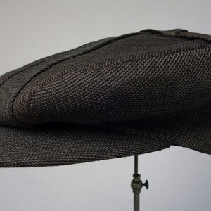 The BANTAM Norfolk-Pleated Fancy 1910s-Pattern Flat Cap in Vintage Suiting Wool Made to Order image 5